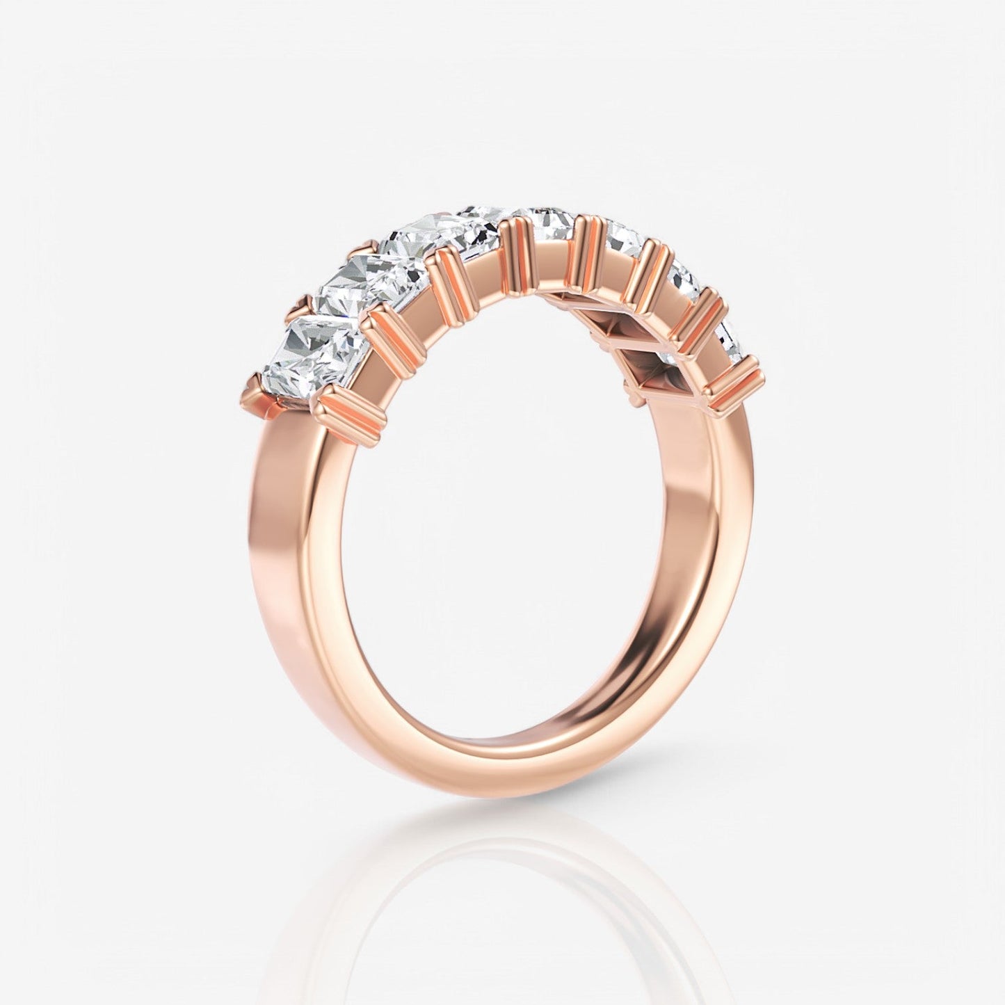 18kt rose gold/1.50/side