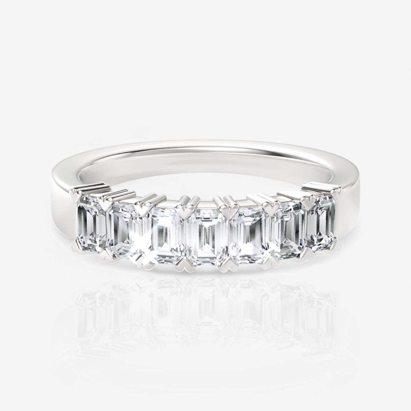14kt white gold/18kt white gold/platinum/0.75/top