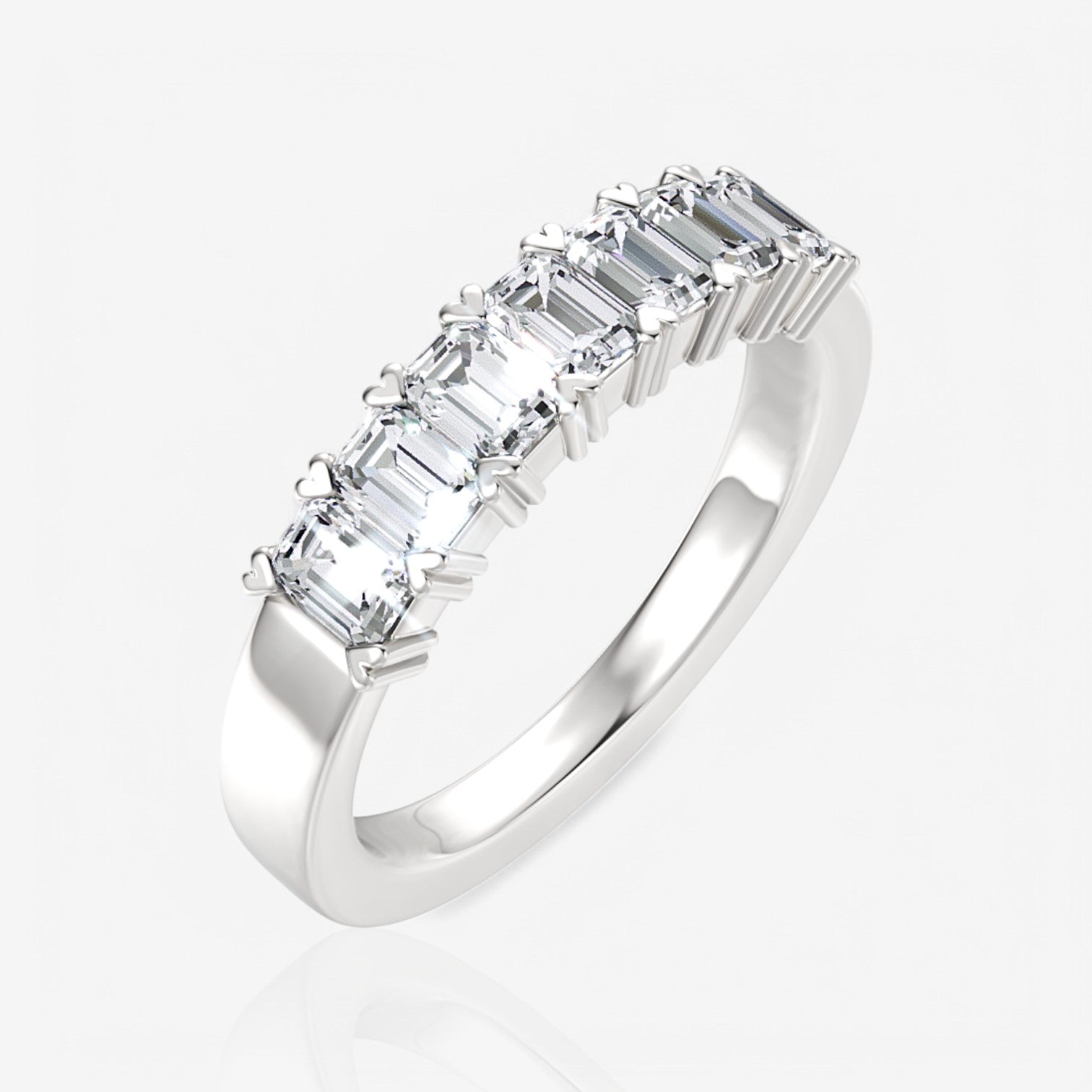 14kt white gold/18kt white gold/platinum/1.00/front