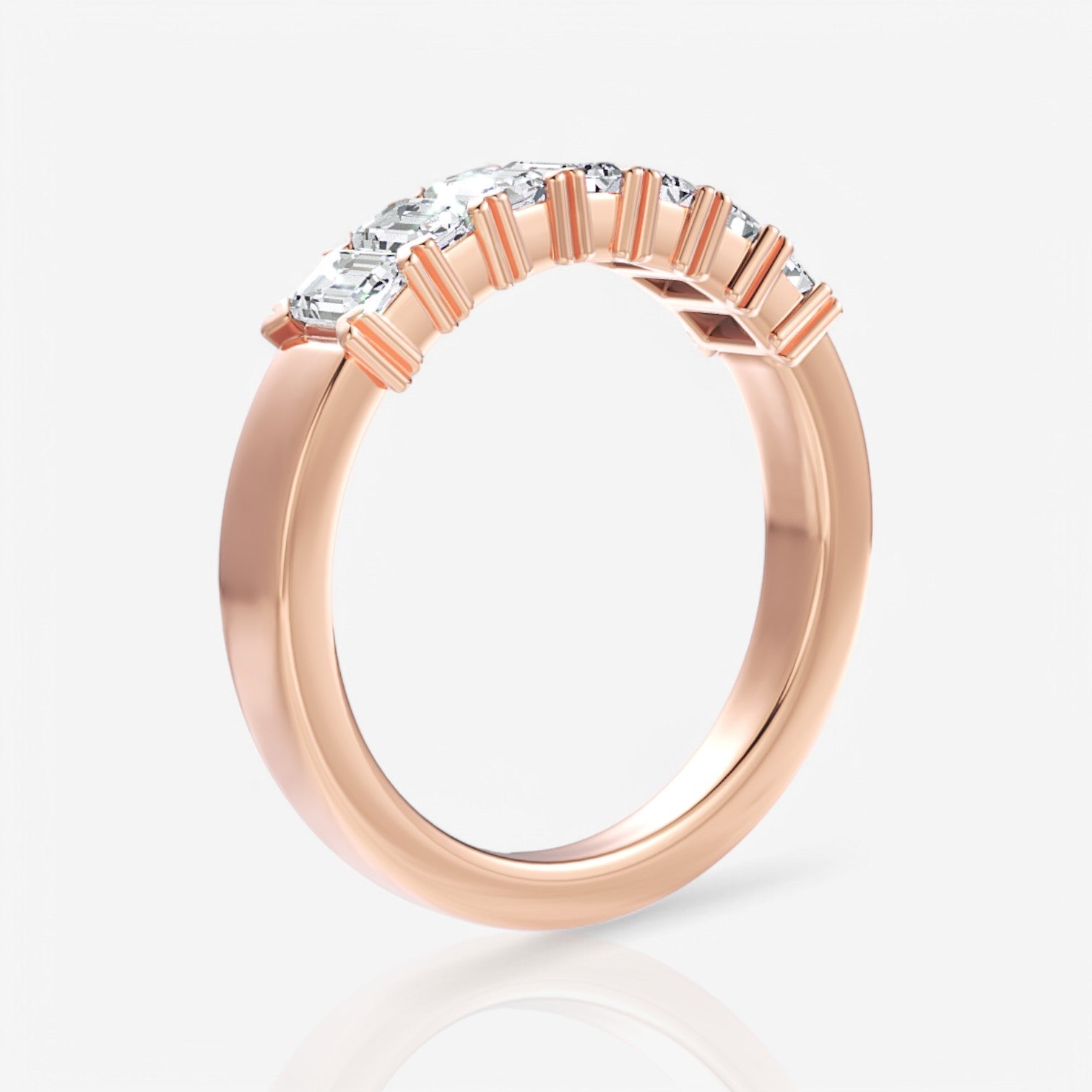 18kt rose gold/0.50/side