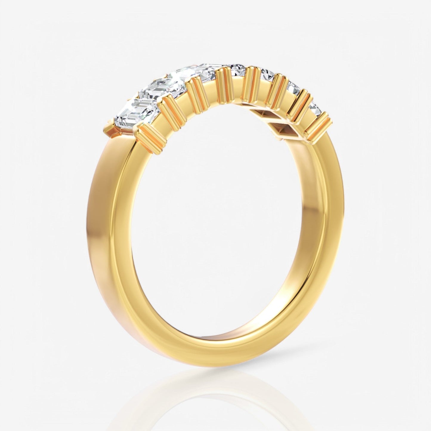 18kt yellow gold/0.50/side