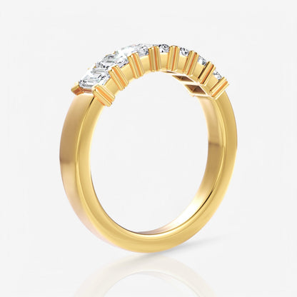 18kt yellow gold/1.00/side