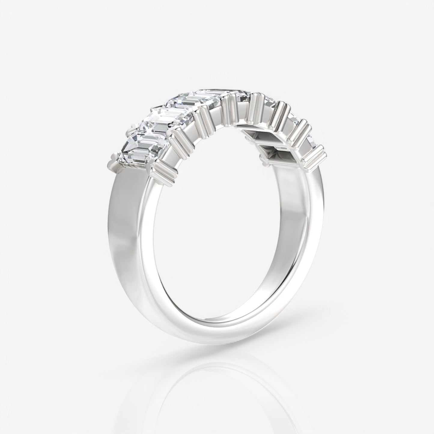 14kt white gold/18kt white gold/platinum/3.00/side