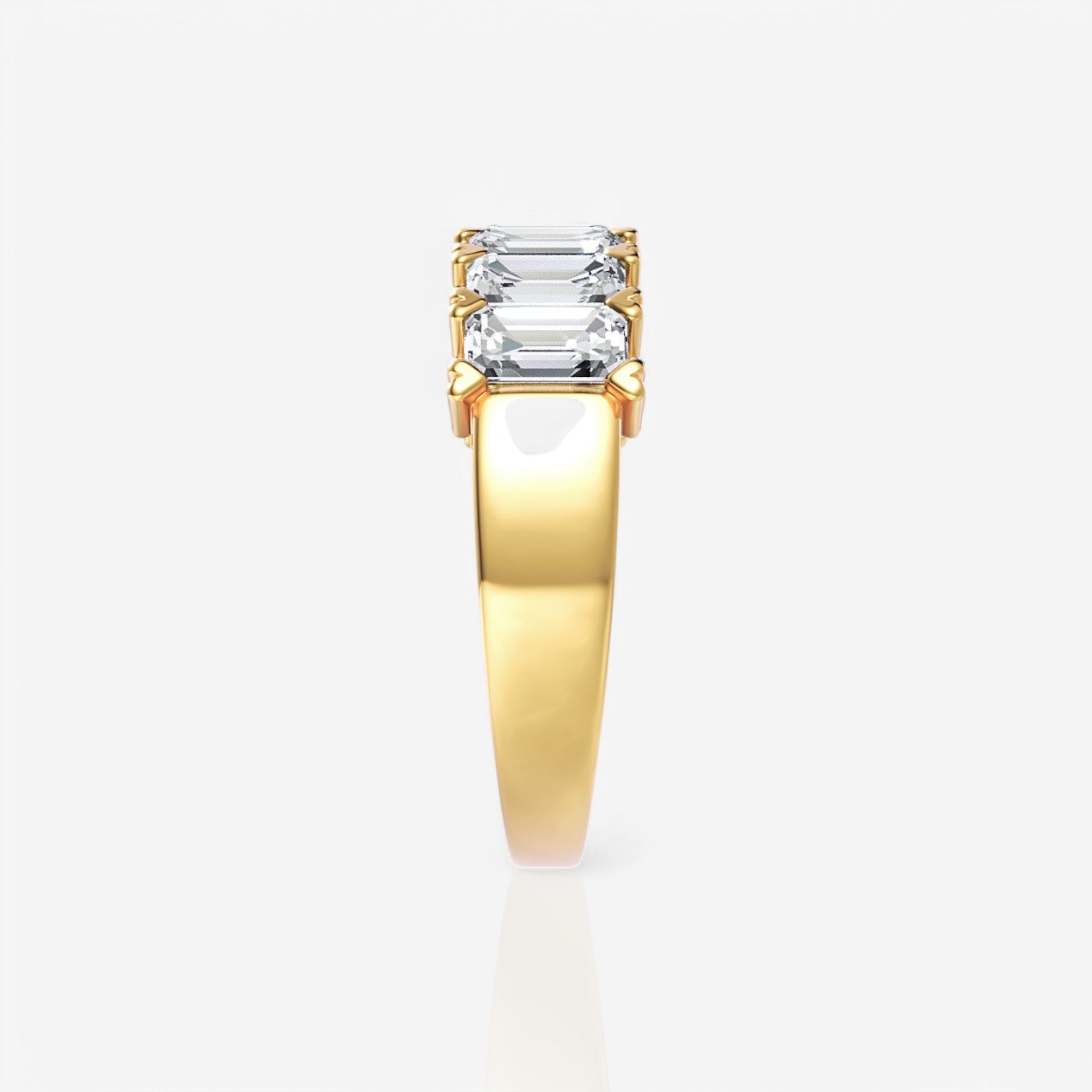 18kt yellow gold/2.00/side