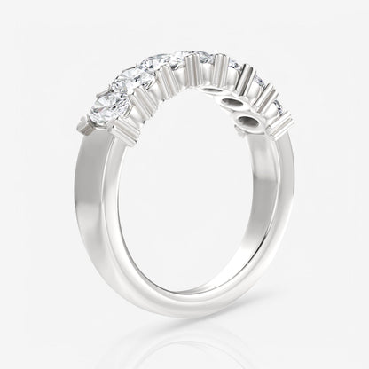 14kt white gold/18kt white gold/platinum/1.00/side