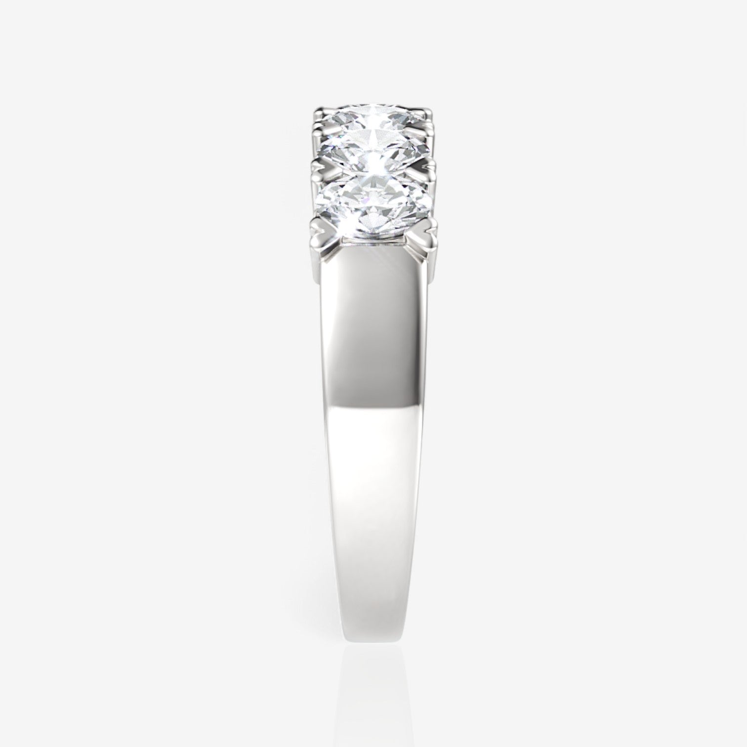 14kt white gold/18kt white gold/platinum/1.00/perspective