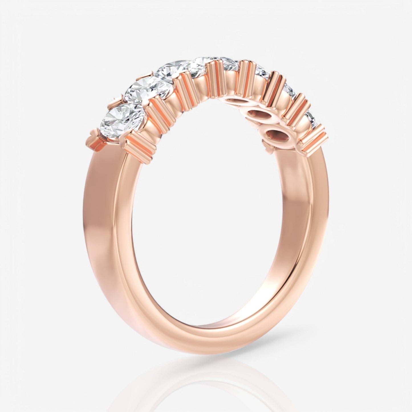 18kt rose gold/1.00/side