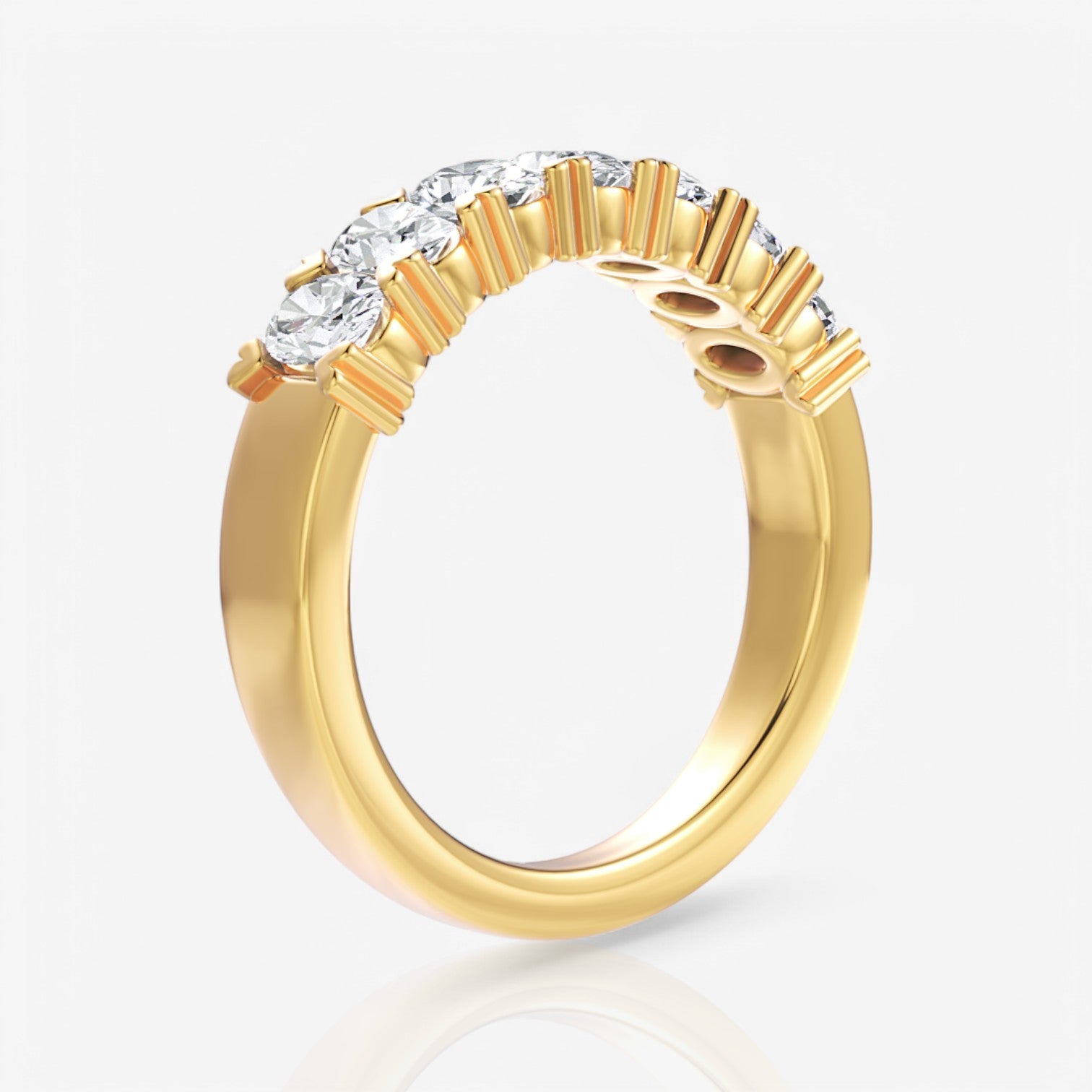 18kt yellow gold/0.75/side