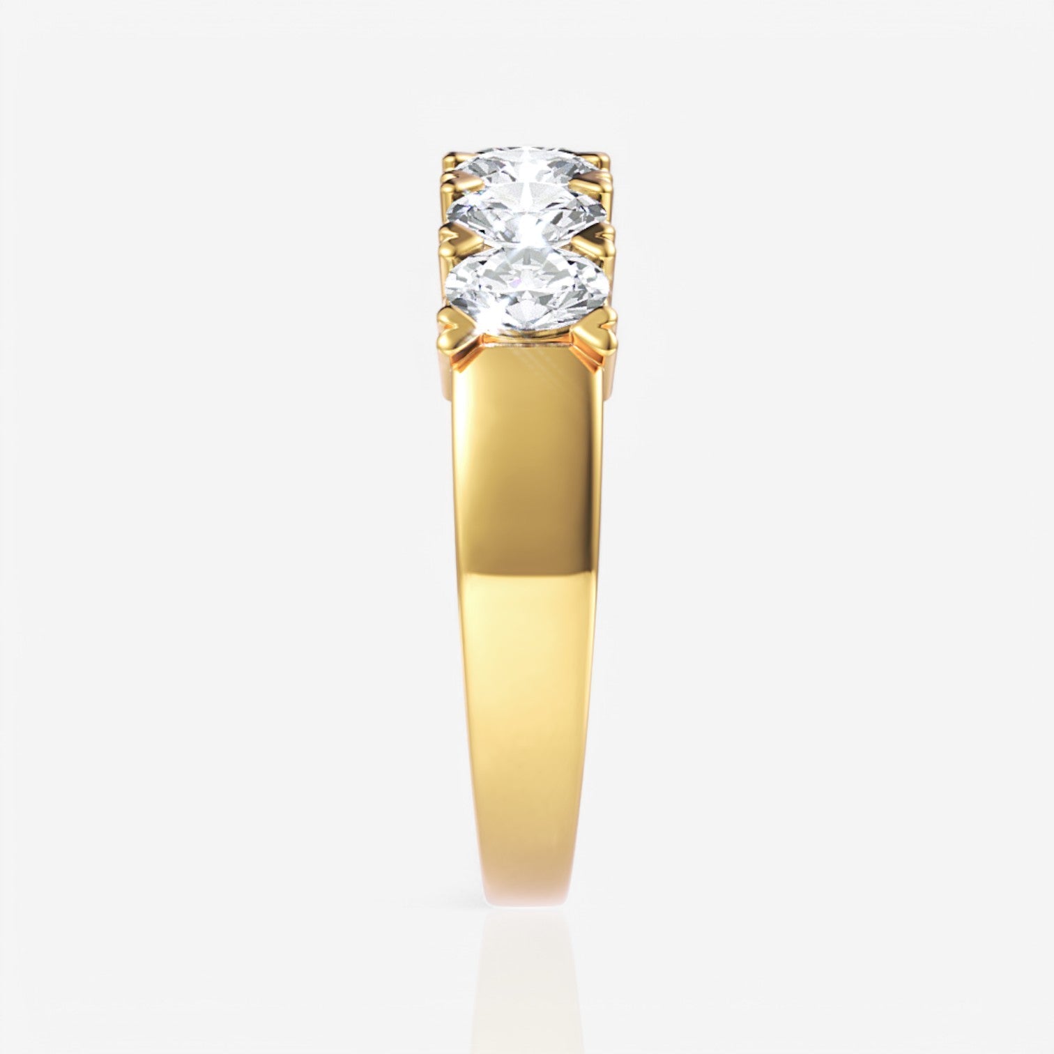 18kt yellow gold/0.50/perspective