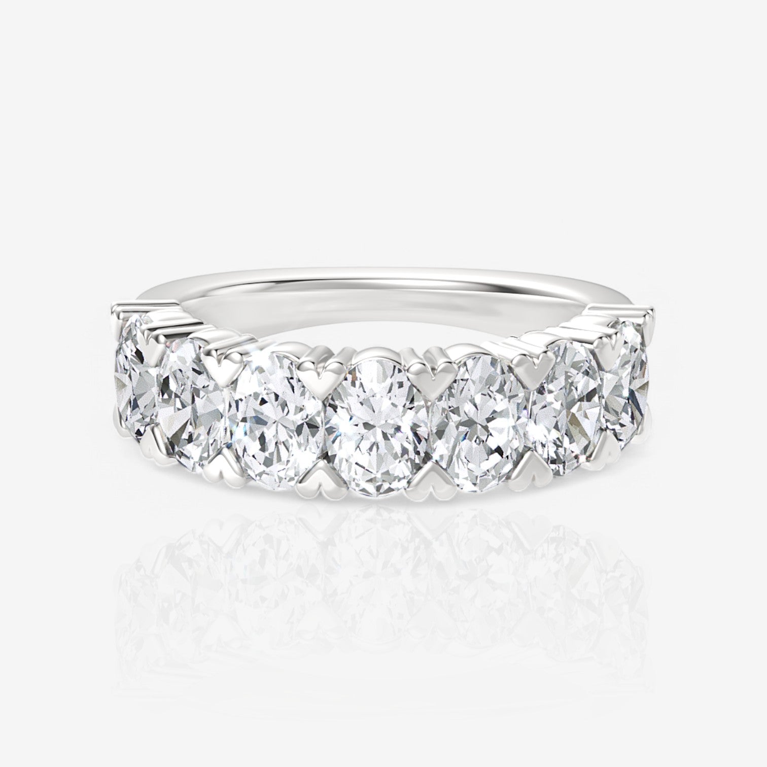 14kt white gold/18kt white gold/platinum/3.00/top