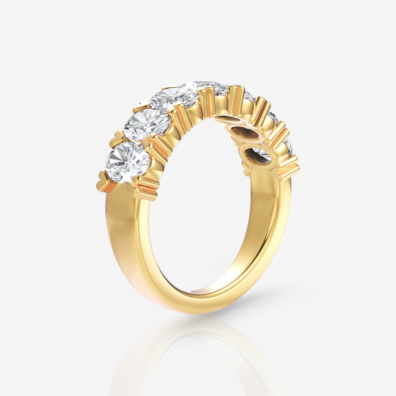 18kt rose gold/3.00/side