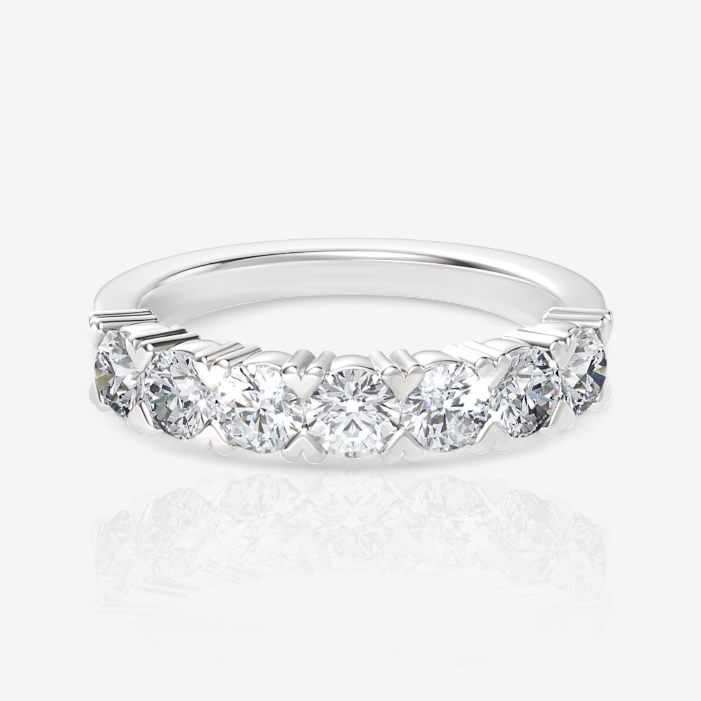 14kt white gold/18kt white gold/platinum/0.75/top