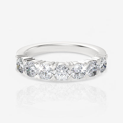 14kt white gold/18kt white gold/platinum/1.00/top