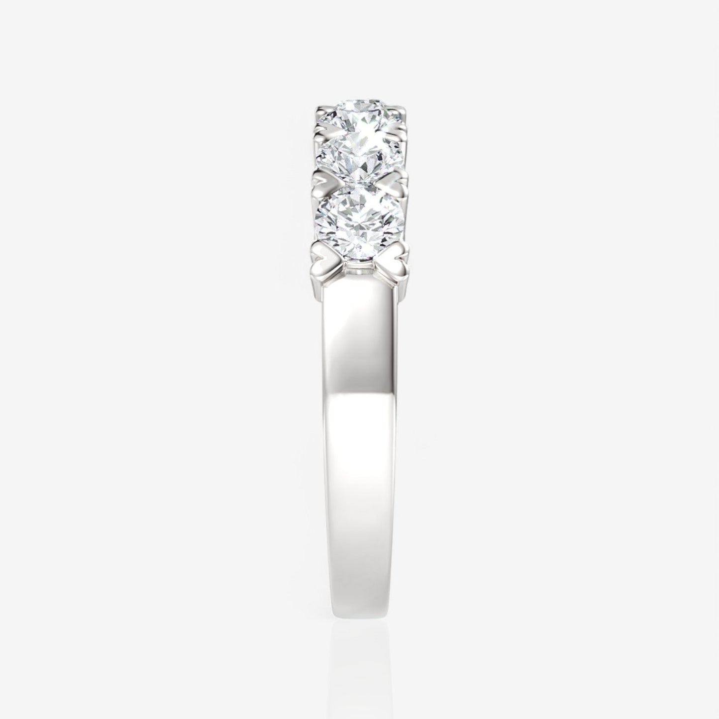 14kt white gold/18kt white gold/platinum/1.00/perspective