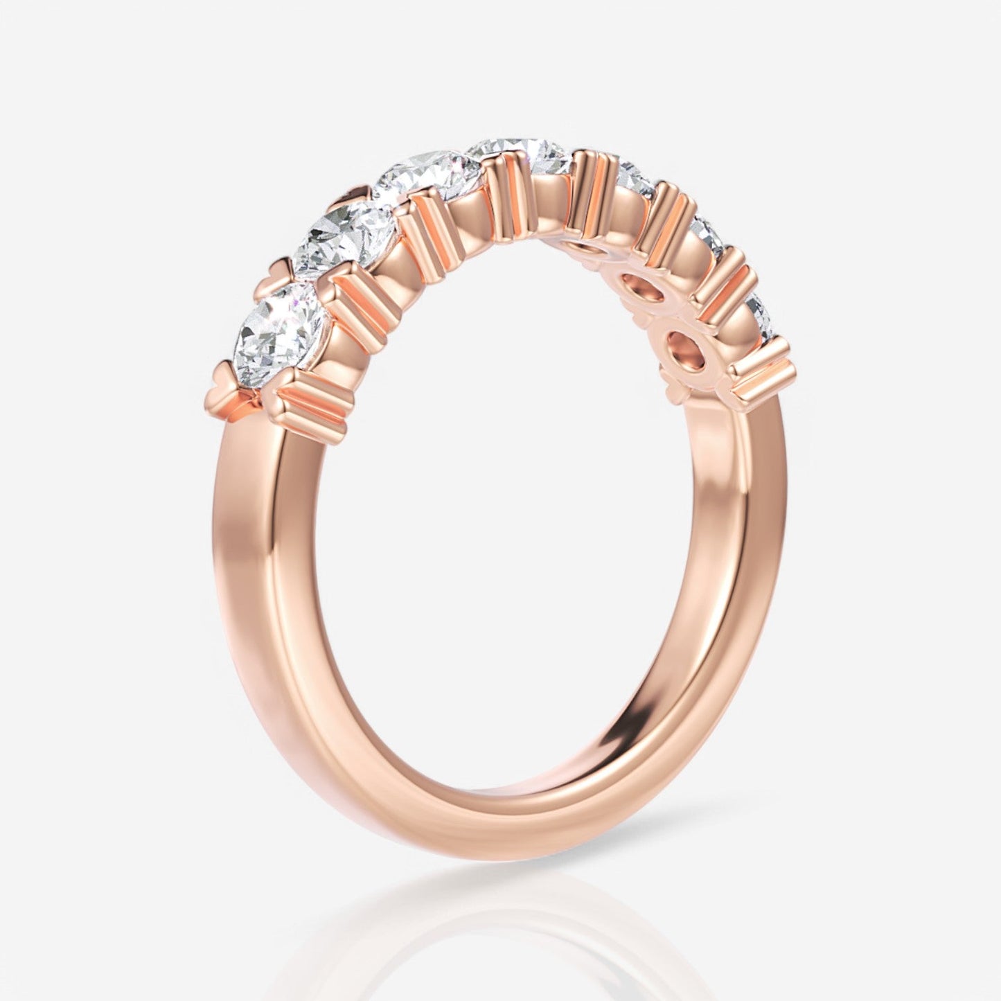 18kt rose gold/0.50/side