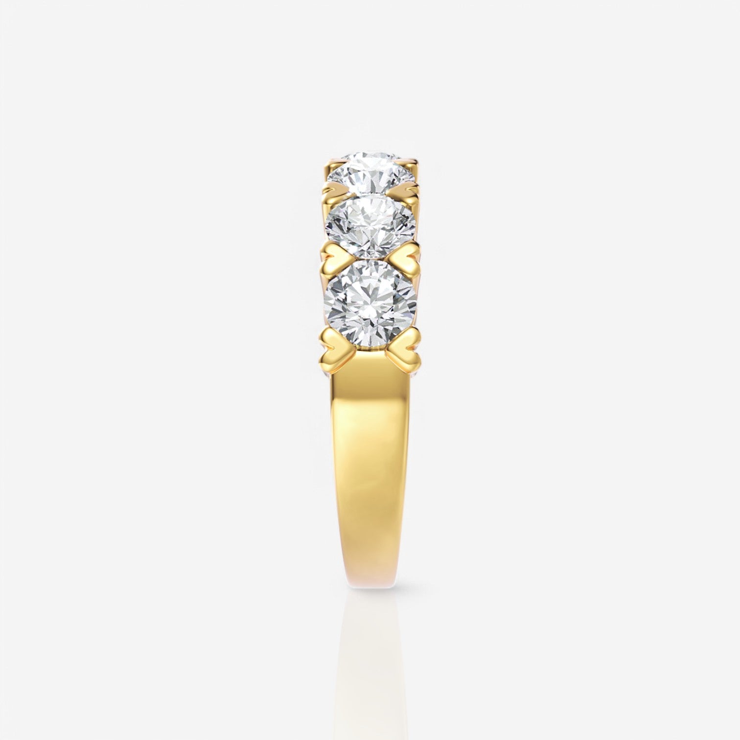 18kt yellow gold/3.00/perspective