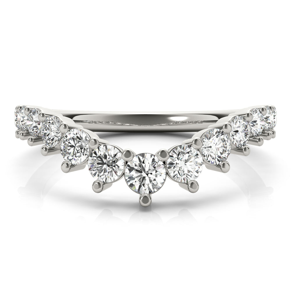 14kt white gold/18kt white gold/platinum/top