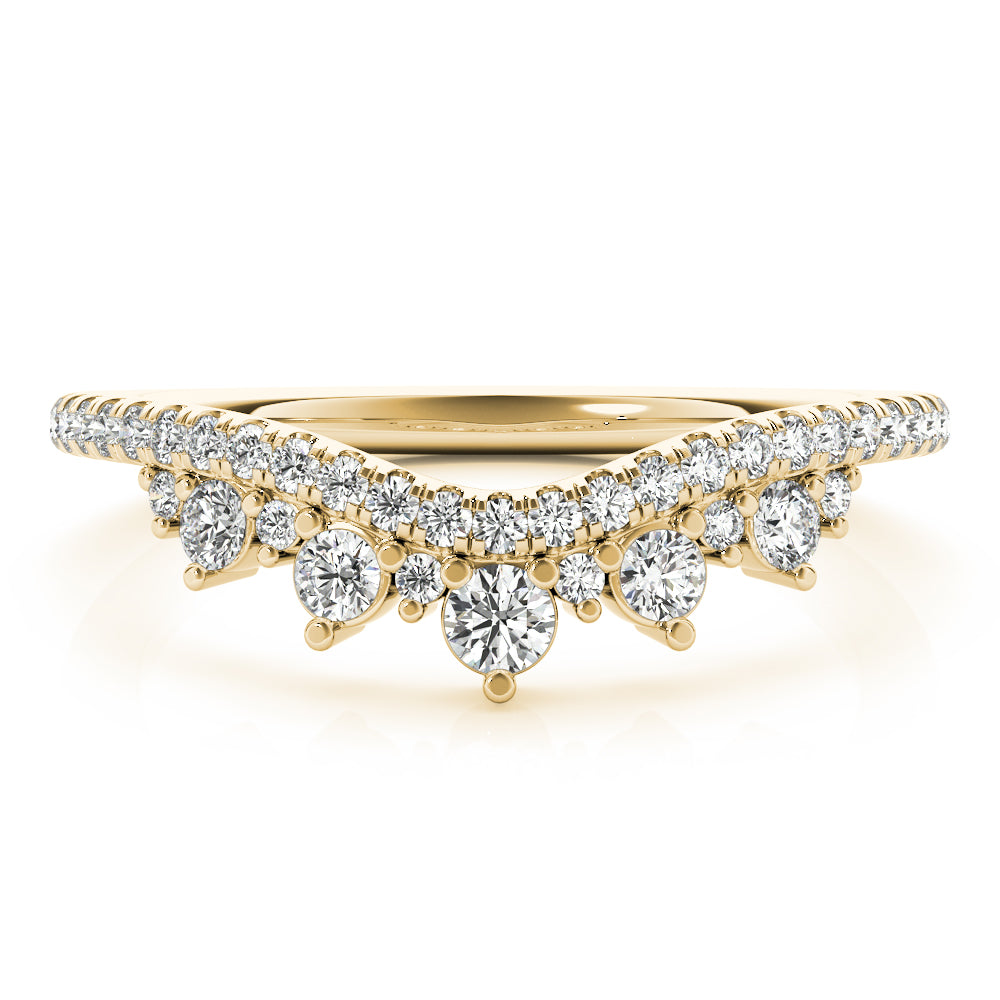 18kt yellow gold/0.38 ctw/earth grown/lab grown/top
