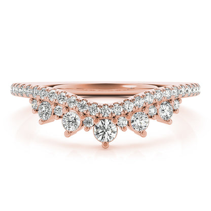 18kt rose gold/0.38 ctw/earth grown/lab grown/top