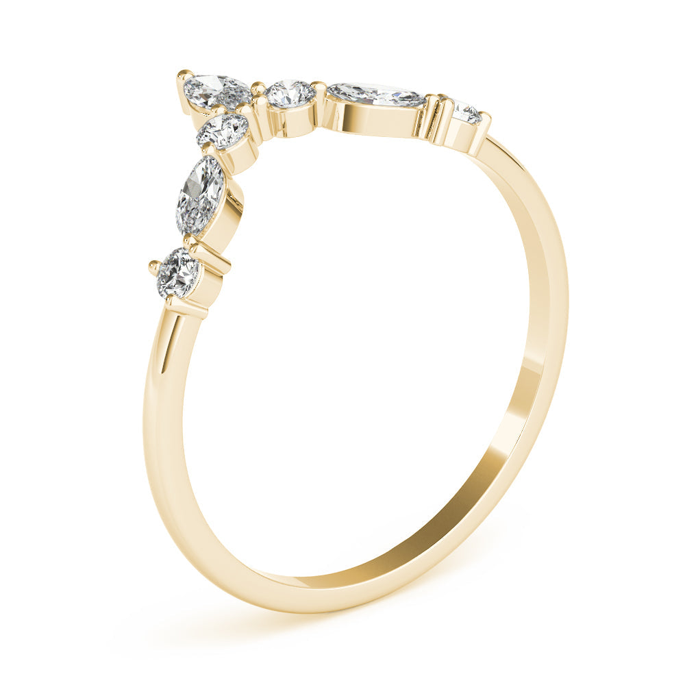 18KT YELLOW GOLD/0.38 CTW/EARTH GROWN/LAB GROWN/SIDE