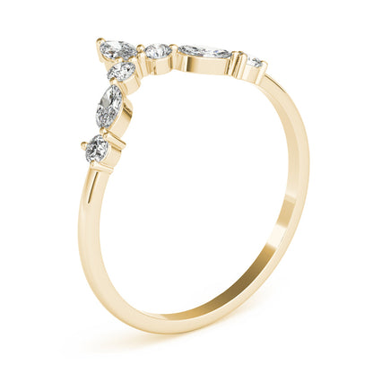 18KT YELLOW GOLD/0.38 CTW/EARTH GROWN/LAB GROWN/SIDE