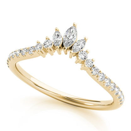 18kt yellow gold/0.32 ctw/earth grown/lab grown/perspective