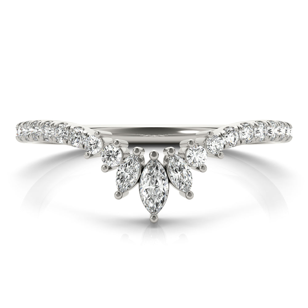 14kt white gold/18kt white gold/platinum/0.32 ctw/earth grown/lab grown/top