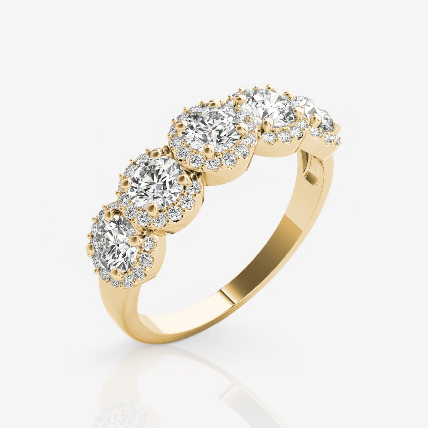 18kt yellow gold/1.50/side
