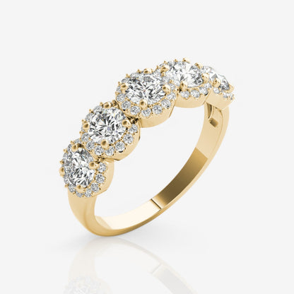 18kt yellow gold/1.50/side