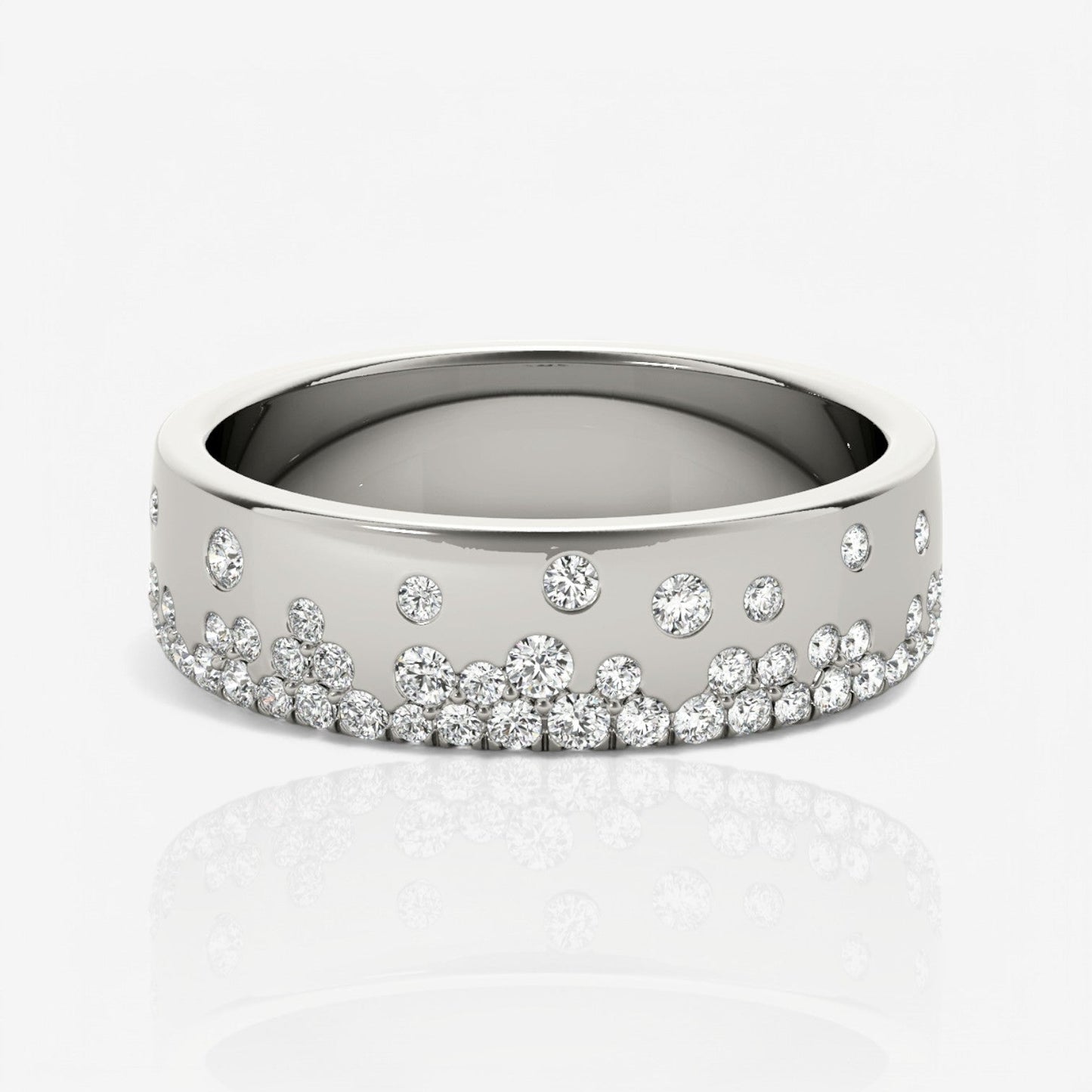 14kt white gold/18kt white gold/platinum/0.33/top