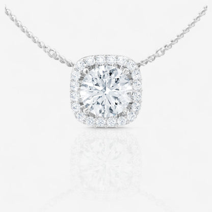 14kt white gold/18kt white gold/platinum/round/cushion/top