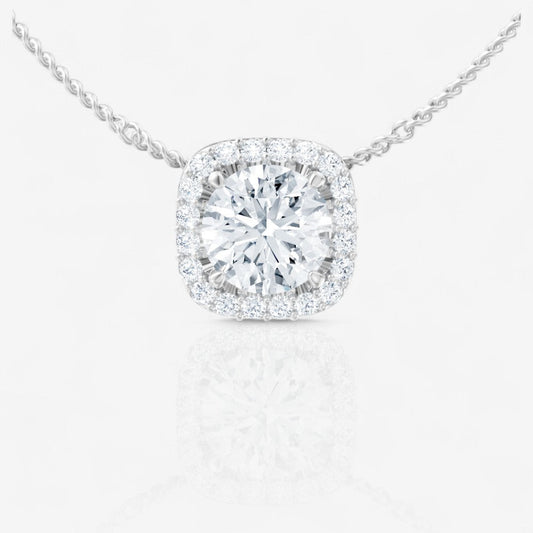 14kt white gold/18kt white gold/platinum/round/cushion/top