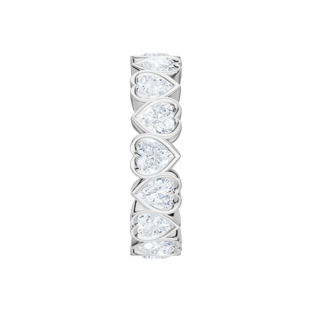 14kt white gold/18kt white gold/platinum/3.00/side
