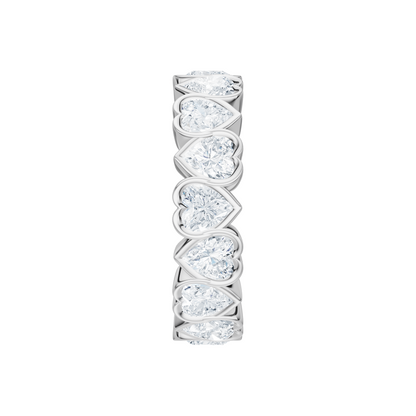 14kt white gold/18kt white gold/platinum/4.00/side