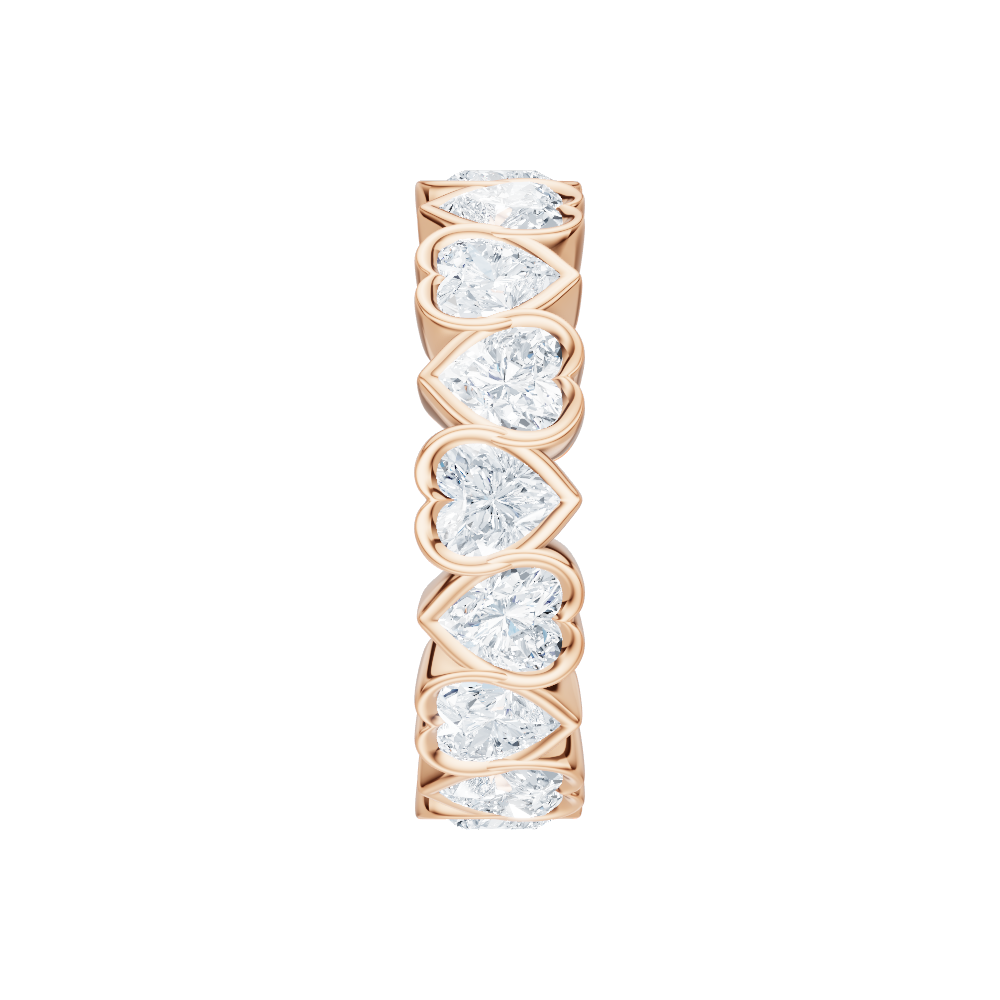 18kt rose gold/4.00/side