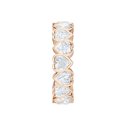 18kt rose gold/4.00/side