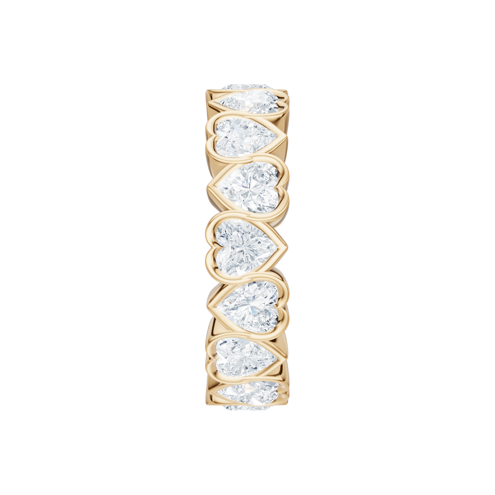 18kt yellow gold/4.00/side