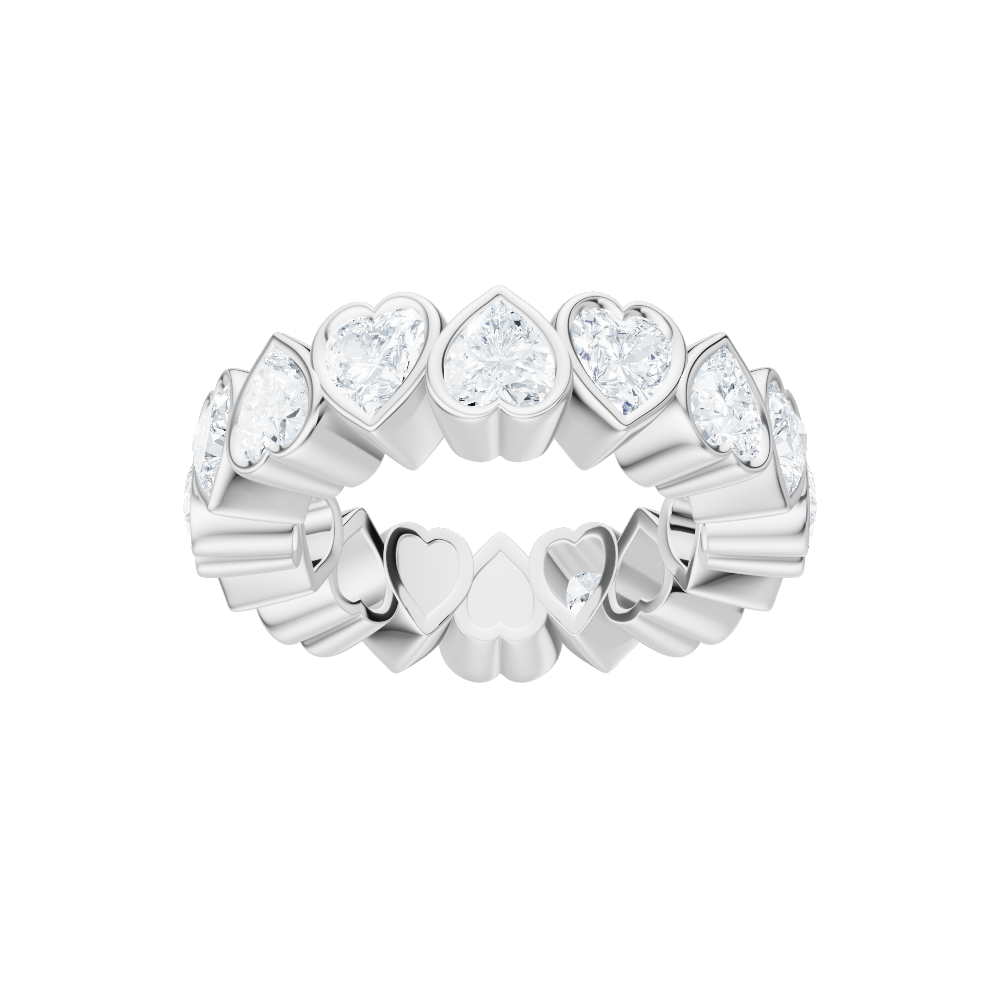 14kt white gold/18kt white gold/platinum/5.00/top