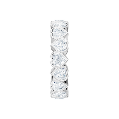 14kt white gold/18kt white gold/platinum/5.00/side