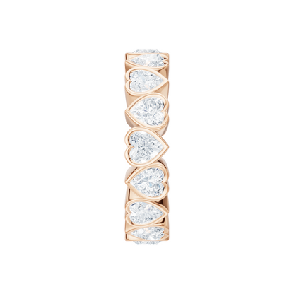 18kt rose gold/5.00/side