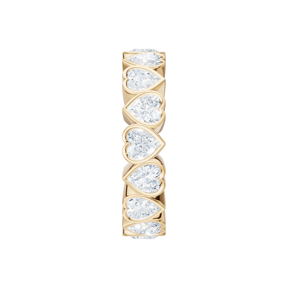 18kt yellow gold/5.00/side