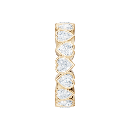 18kt yellow gold/5.00/side