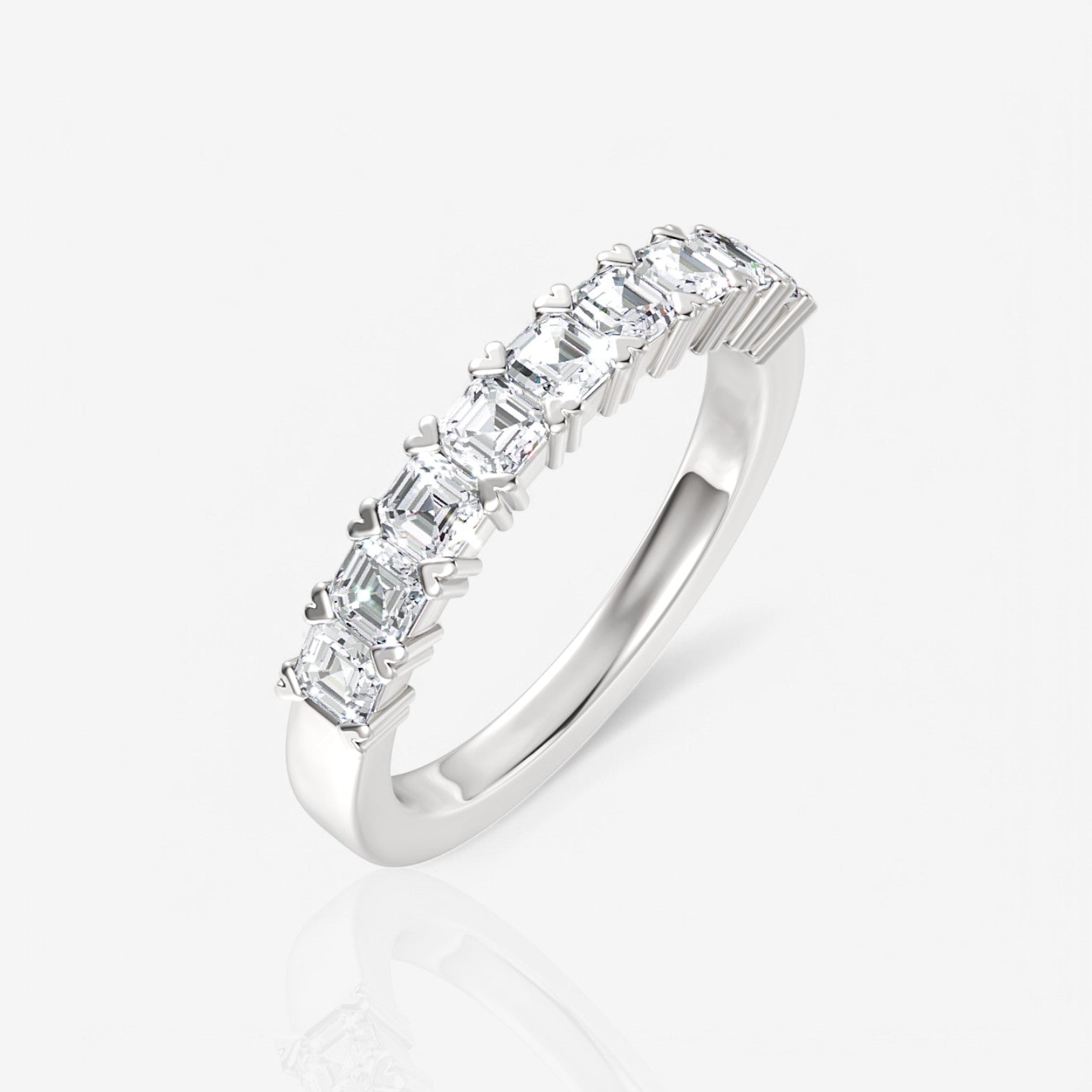 14kt white gold/18kt white gold/platinum/1.00/front