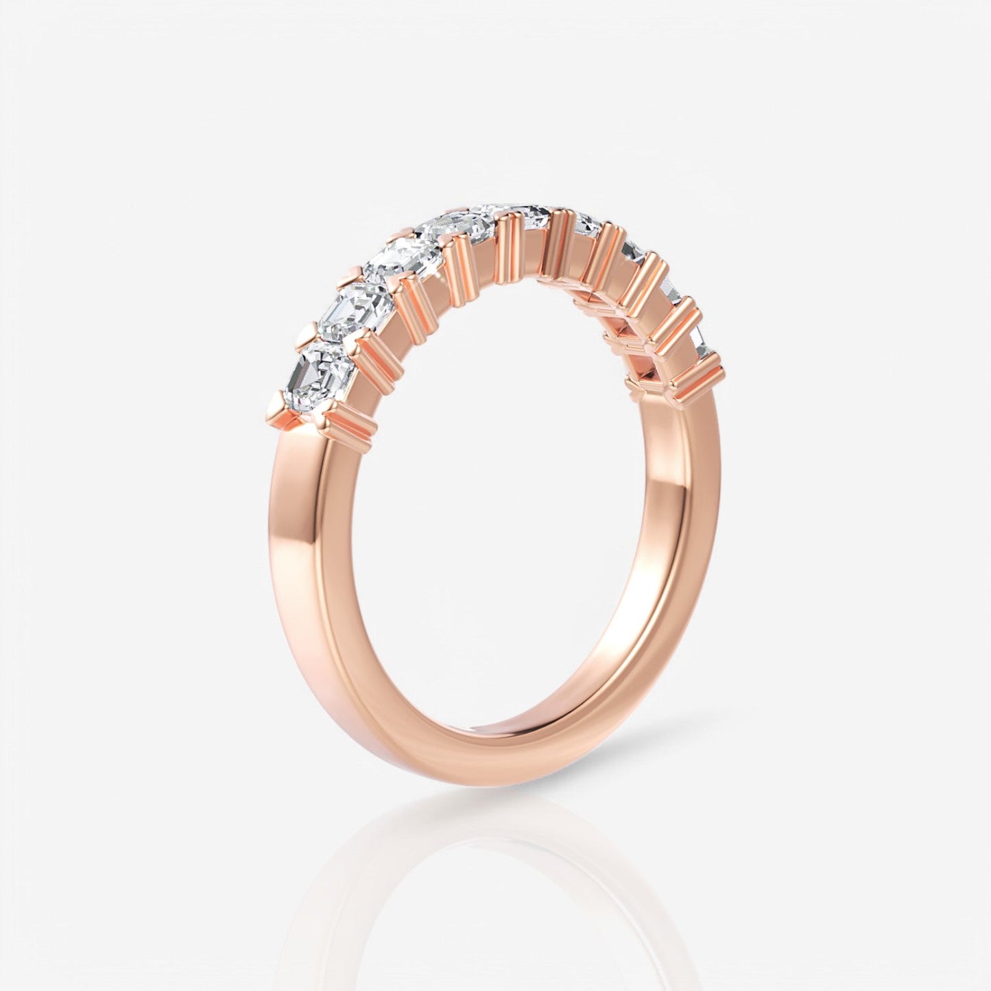 18kt rose gold/1.00/side