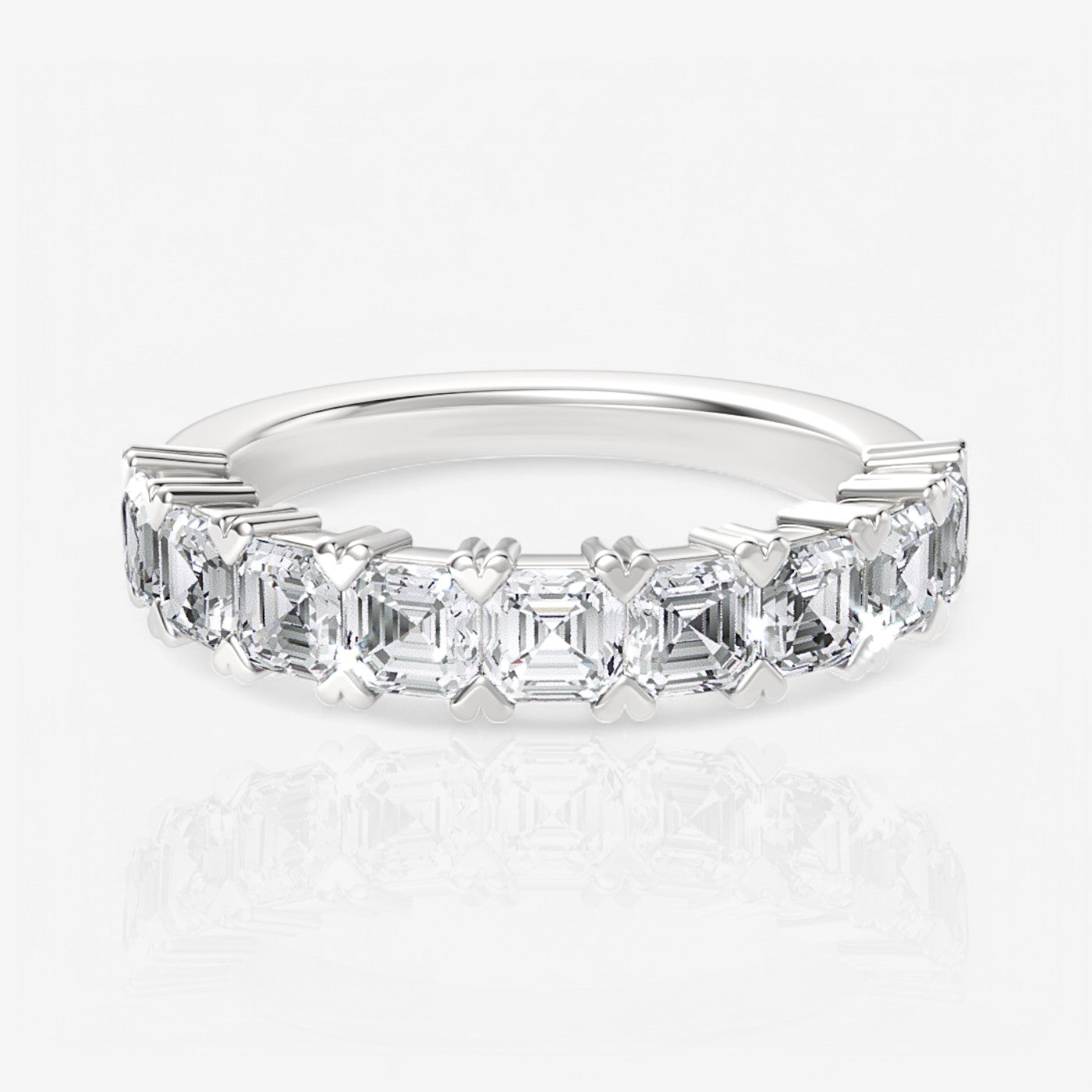 14kt white gold/18kt white gold/platinum/3.00/top