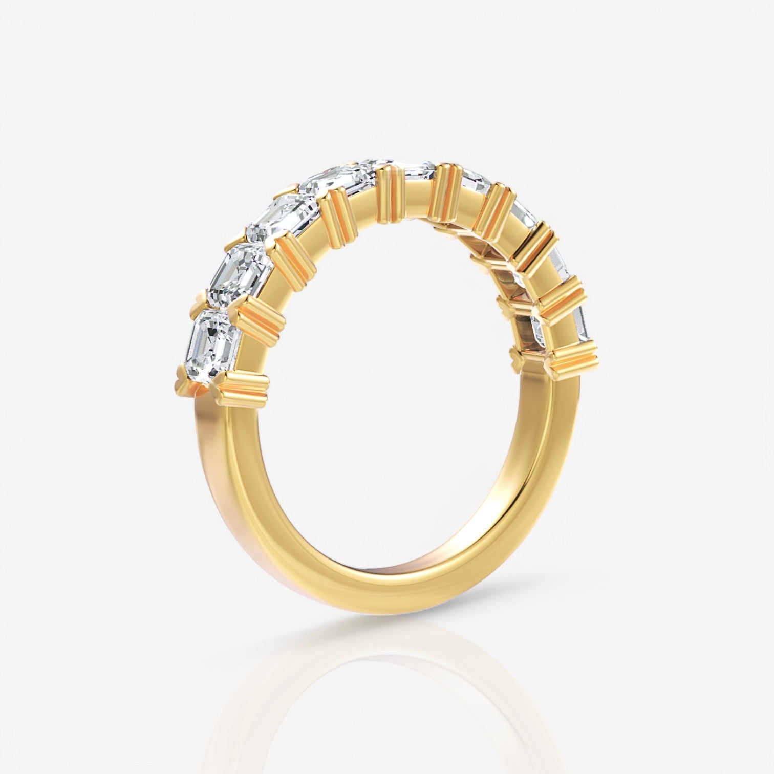 18kt yellow gold/3.00/side