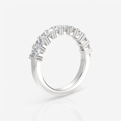 14kt white gold/18kt white gold/platinum/0.75/side