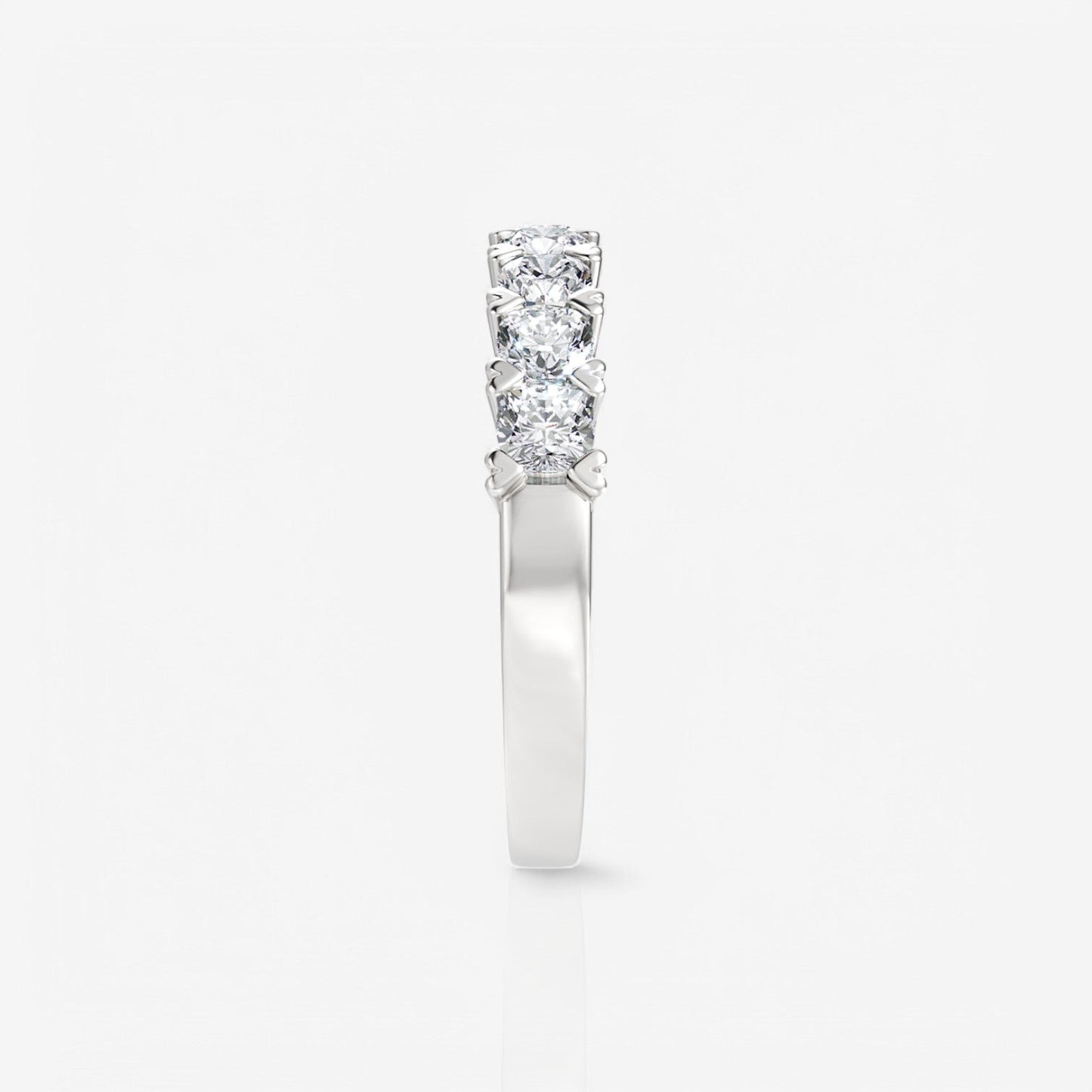 14kt white gold/18kt white gold/platinum/1.00/perspective