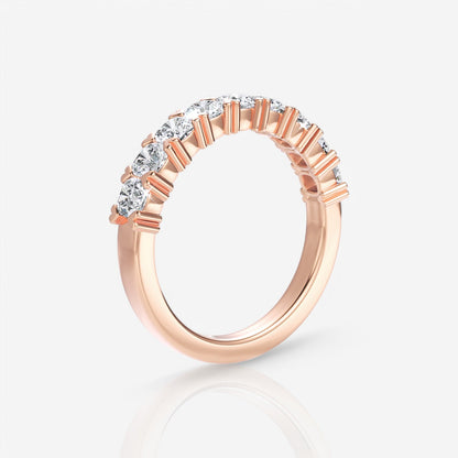 18kt rose gold/1.00/side
