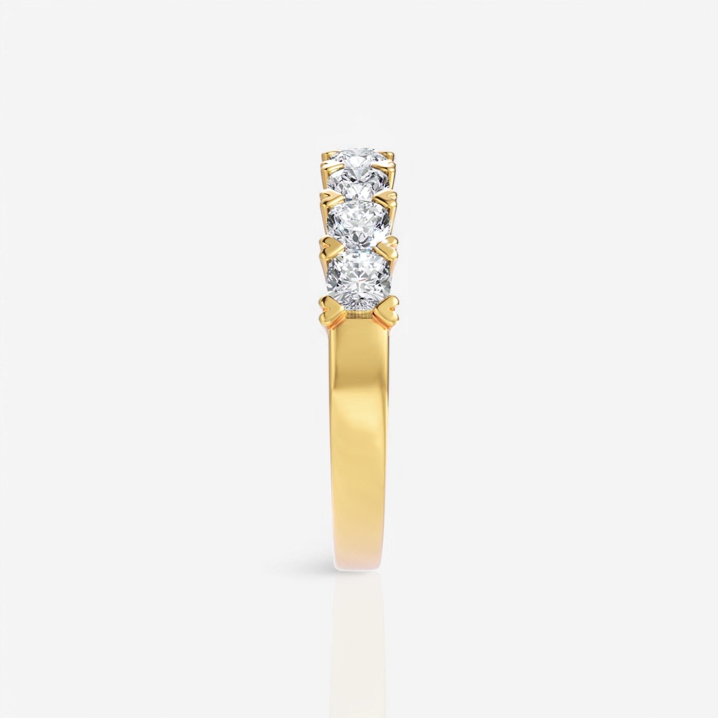 18kt yellow gold/0.75/perspective